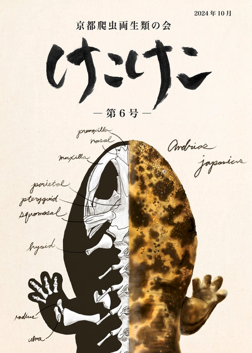 爬虫両棲類雑誌 けこけこ第6号（印刷版）